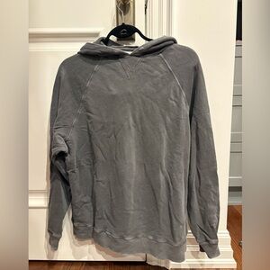 THE GREAT slouch hoodie - washed black - size 0